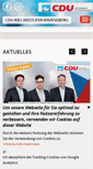 Mobile Screenshot of cdu-westufer.de